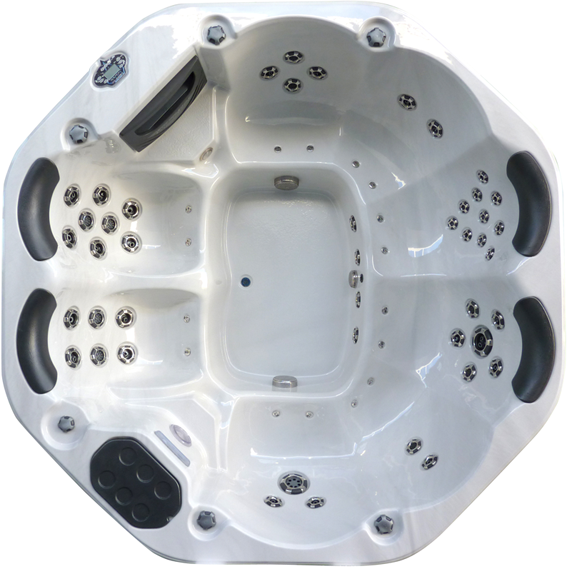 octagonal 8 seater spa